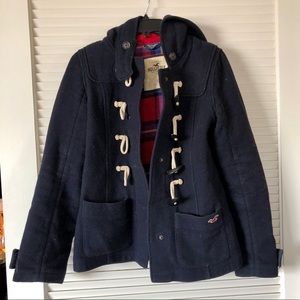 Navy Hollister Coat